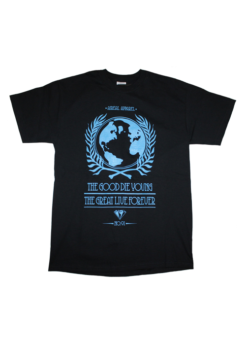 The Good Die Young Tee Shirt by AiReal Apparel Blue Print